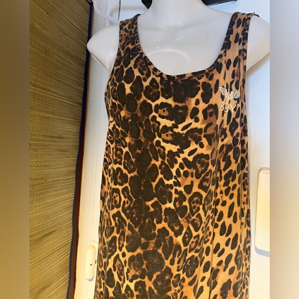 Boy London Cheetah Dress Sexy Comfort Slip Skirt Bottom